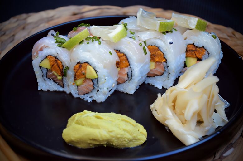 3 pieces Veggie Temaki